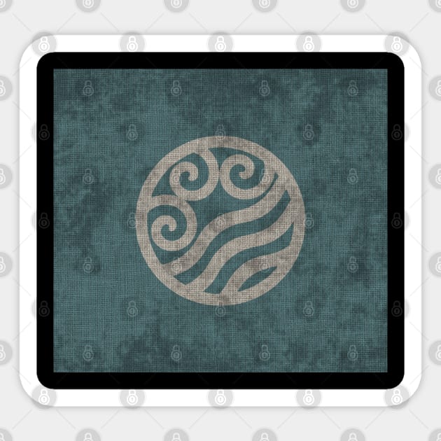 Atla Tapestry 5 Flag of the Water Tribe South Avatar The Last Airbender Sticker TeePublic